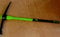 Unibos |Pick Axe 7lb Drop Forged Steel Head with Fibreglass Handle Shaft Non-Slip Rubber Grip 90cm Heavy Duty (Fibreglass Handle with 7lb Pick Axe Head)