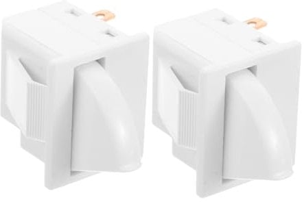 BESTOYARD 2pcs Fridge Door Light Switch Parts Push Button Switch for Refrigerator Replacement Door Lamp