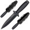 Cold Steel Drop Forged Boot Knife Carbonstahl 52100 gesenkgeschmiedet Secure-Ex-Scheide Ulti-Clip Messer, blau, M