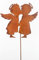 Gartenstecker Engel 118cm Metall Rost Gartendeko Edelrost