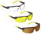 voltX 3 x GT ADJUSTABLE Bifokale Lesen Schutzbrille (KLAR, GELB, BRAUN +2.0 Dioptrie) CE EN166F, Anti Beschlag Beschichtung, anpassbarer Bügel, Kratzfest, UV400 Schutz.