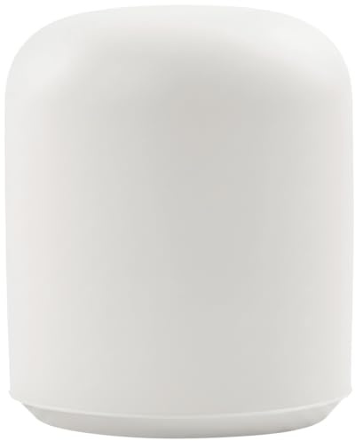 Merriway BH05136 Round Chair Leg Ferrules, White, 25mm (1″), Pack of 20 | Push-on end caps for round chair and furniture legs | Help protect floors while reducing movement and noise