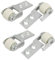 Sourcingmap 15mm Dia Wheel Sliding Door Track Guide Wheel Roller 4pcs