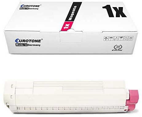 1x Eurotone Toner für Oki MC 853 873 wie 45862838 Magenta Rot Cartridge Patrone Kartusche