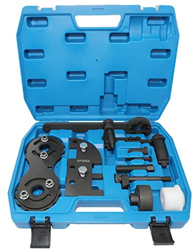 DPTOOL Zahnriemen Werkzeug, Motor Einstellwerkzeug, Zahnriemen Wechsel Werkzeug Set für Volvo 2.0T Neue S60 S80 V60 V70 XC60 XC70 XC80 B4204 Motoren Nockenwellenwerkzeuge
