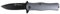 iFIELD Navaja Deportiva Basic EL29029, Hoja Negra de Acero INOX de 9 cm, Clip portacinturón, Mango de impresión 3D de Aluminio, Herramienta de Camping para Pesca, Caza, Actividad Deportiva