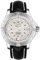 Breitling Colt 41 Automatik Stahl Herrenuhr auf schwarzem Lederband A1731311/G820-428X, Armband