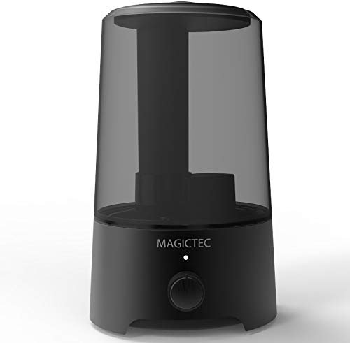 Magictec 2.5L Cool Mist Humidifier, Black, Auto Shut Off, Quiet, 24 Hour Runtime, Bedroom, Living Room, Baby
