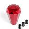Auto-Schaltknauf,8/10/12MM Diamant-Schaltkopf Auto Schaltknauf Schaltkopf Shifter Knob Auto Diamantform Manueller Schalthebel Schaltkopf Automodifikationszubehör,Aluminiumlegierung