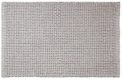 PANA gewebte Chenille Badematte für Bad & WC • saugstarker Badteppich • Flauschiger Duschvorleger • Rutschfester Badvorlger in versch. Farben. Formen und Größen