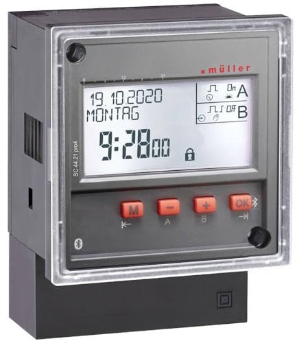 Müller SC 44.21 pro4 24V ACDC Hutschienen-Zeitschaltuhr digital 230V 4000W