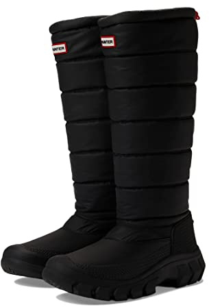 Hunter Intrepid High Snow Boot WFT2108WWU Black Wellingtons