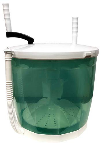 BOSUGE Mini Lavadora Manual Portátil Lavadora De Lavandería Compacta Manual No Eléctrica Operada A Mano Lavadora Centrifugadora Adecuada para Dormitorio,Individual,Ejercicio,2