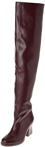 Pinko DUSSEK Stivale Similpelle, Moda Donna, WW5_Ribes Intenso, 36 EU