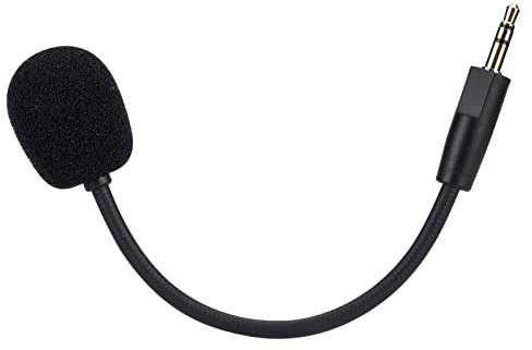 Alphatec Microfono da gioco di ricambio per JBL Quantum 100 (Q100) Cuffie da gioco su PC/Xbox/PS/Switch/MAC, microfono rimovibile da 2,5 mm