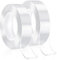 Bolatus 10M Cinta Adhesiva Doble Cara Extrafuerte, Transparente, Cinta Removible y Reutilizable, Nano Tape de Montaje para pared, cocina, hogar, coche o exterior