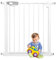 YARDIN Türschutzgitter Treppenschutzgitter ohne Bohren, 75-85cm Türgitter Baby Absperrgitter, Kindersicherung Treppe Schutzgitter für Kinder und Hunde, Auto-Close, Einhändiges Öffnen, Weiß