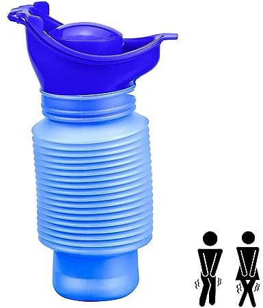 Orinal portátil para Mujer, Urinario Femenino, Urine Female Dispositivo, Urinación de Pie Mujer Viajar Camping Senderismo, Portatil Silicona Urinario Femenino,en Camping Viajes al Aire Libre, 750 ML