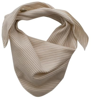 Lilano, Kinder/Baby Halstuch Dreieckstuch Groß, 70% Wolle (kbT), 30% Seide, 210 gr./m ² (Sand/Natur)