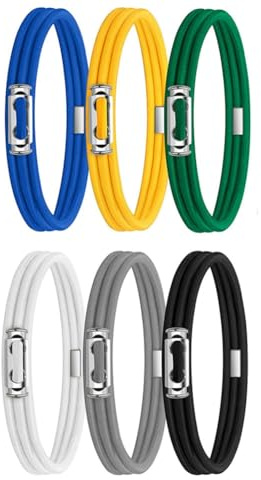 SameeHome 6 Piece Trash Can Straps Cord Lord, Adjustable Large Trash Can Rubber Bands, Fits 8-33 Gallon Bins, Multifunctional Band, , High Quality