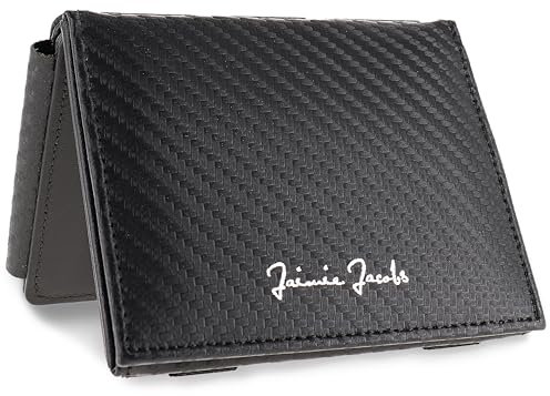 Jaimie Jacobs Flap Boy XL Magic Wallet mit Münzfach RFID-Schutz Geldbeutel mit Platz für 13 Karten (Carbon)