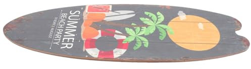 Luxshiny Surfboard Holzschild Mit Maritimem Design Für Strand Und Bar-dekoration Wanddekor Für Outdoor-bereich Restaurant Und Zuhause Robust Und Langlebig