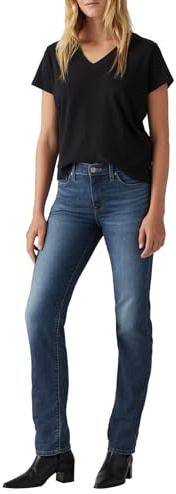 Levi's Damen 314 Shaping Straight Jeans Cool Agenda, 32W / 32L