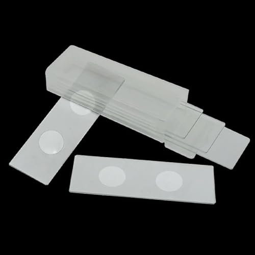 5 Stück wiederverwendbare konkave leere Objektträger oder vorbereitete Objektträger for Laborverbrauchsmaterialien for biologische Mikroskope(Double concave)