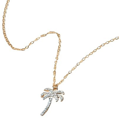 Girls accessories Palm Tree Necklace For Women, 925 Sterling Silver Tropical Palm Coconut Tree Beach Necklace Palm Tree Pendant Hawaii Beach Vocation, Palm Tree Necklaces For Women, Tropical Necklace