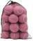 rockible 20 Stück Tennisbälle Trainingsbälle Hunde Tennisbälle, verschleißfest, elastische Bälle für Tennisbegeisterte Anfänger im Freien, Hell-pink