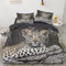 3D-gedrucktes Fuchs-Bettlaken 135 X 200 cm + Kissenbezug Mit Reißverschluss 80 X 80 cm,Weiches Mikrofaser-Bettbezug-Bettwäscheset Mit Reißverschluss (Style-2,220×240cm+50×75cm×2)