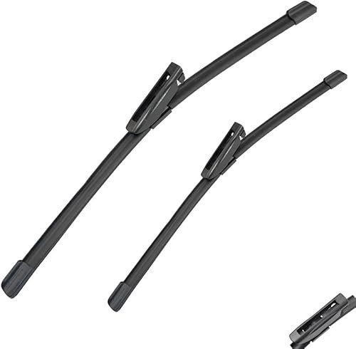 ZhangJW Escobilla limpiaparabrisas para Renault Megane 3 MK3 2008-2016 - Kit de Alto Rendimiento, Visibilidad Superior en Carretera, Delanteras-Juego de 2 Escobillas
