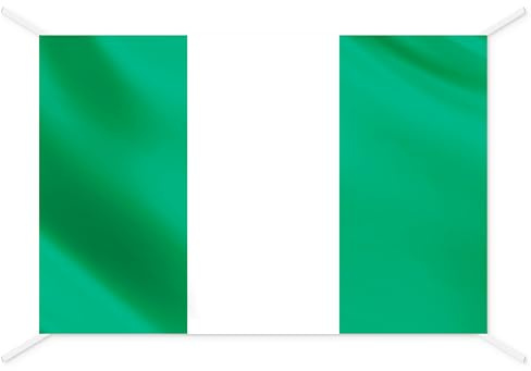 Bandera Nigeria - Banderas del Mundo para Interior y Exterior - Banderas de Comunidades, Países - 144x93 cm