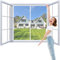 Mosquitera Magnetica Ventana 80x80cm Cortina Contra Mosquitos Cortina Mosquitera con Imanes Potentes Cierra Automáticamente Anti Mosquito Insecto Blanco