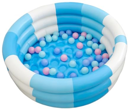 Kinder Aufblasbares Planschbecken, Aufblasbares Baby Schwimmbad Runder Kinder Aufstellpool Aufblasbarem,BabyPool Für Garten(145 cm * 25 cm)