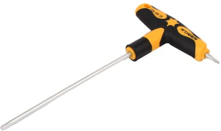 Sourcingmap Torx Screwdriver, T25 Security Star Screw Driver with 4.9 CR-V Shaft and T Handle