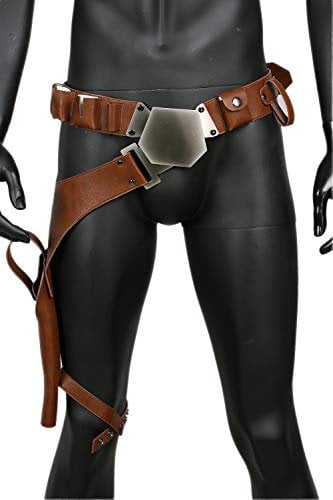 Han Solo Gürtel mit Holster Update-Version Deluxe Cosplay Kostüm Replik für Erwachsene Herren Verrücktes Kleid Zubehör