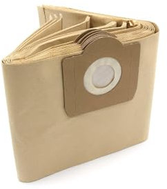 vhbw 10 Staubsaugerbeutel Filtertüten aus Papier kompatibel mit Staubsauger Saugroboter Mehrzwecksauger Darel XWDA 150, XWDA 150 (R)