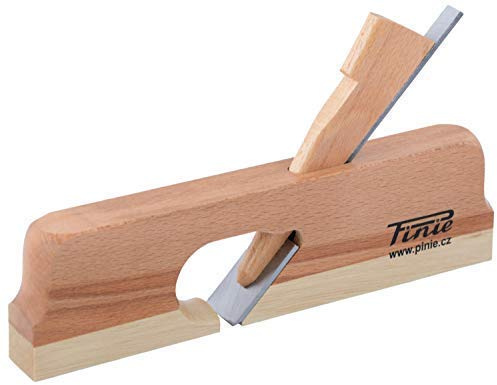 Pinie Simshobel Schräg mit Weißbuchen Sohle 24 mm breites PREMIUM Hobeleisen