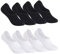 Falechay Sneaker Socken Damen Füsslinge Herren Sneakersocken 8 Paar Unsichtbare Ballarinas Socken Frauen schwarz weiß 39-42