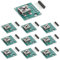 YOUMILE 10er Pack DIY Stecker/MINI MICRO USB zu DIP Adapter 2.54mm 5pin Buchse B Typ USB2.0 Buchse PCB Converter USB 3.0