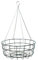 Pack of Two - 18 Heavy Duty Flat Bottomed Professional Hanging Baskets With Strong Clip On 4 Strand Chains