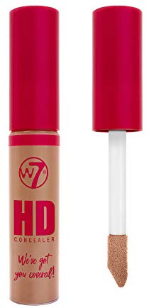 W7 | Concealer | HD Concealer - DN8 | Ideal for Banishing Under Eye Shadows | Suitable For All Skin Types