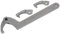 Sealey SMC2L 4pc Adjustable C Spanner - Hook & Pin Wrench Set 51-121mm