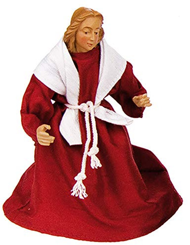Fritz Cox RuCo Krippenfiguren | Heilige Familie | bewegliche Ankleidekrippe | 22cm | Handarbeit Made in Germany (Maria)