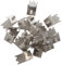 20 Pezzi Clip per Ripiano Congelatore Supporto per Mensola Frigo Frigorifero Ganci in Acciaio Inox Clip per Mensola per Frigorifero Frigorifero Argento
