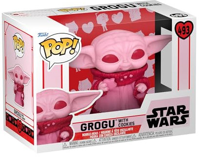 Funko Pop! Star Wars: Valentines - Grogu (The Child, Baby Yoda) - The Mandalorian - Vinyl-Sammelfigur - Geschenkidee - Offizielle Handelswaren - Spielzeug Für Kinder und Erwachsene - TV Fans