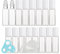 ZEOABSY 12 Pack 5ml Transparent Glass Roll-on Bottle Essential Oil Roller Bottles, Sample Container with Glass Roller Balls, for Liquid Perfume, Fragrance, Aromatherapy Essential Oil
