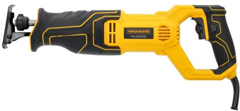 TOUGH MASTER Reciprocating Saw 710W with 2 Blades 2800RPM Variable Speed Tool-Free Blade Change Electric Corded Sabre Saw for Wood Metal Cutting