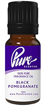 Black Pomegranate Fragrance Oil - 10ml Suitable for Candles, Wax Melts, Cosmetics, Diffusers, Soaps (Black Pomegranate)